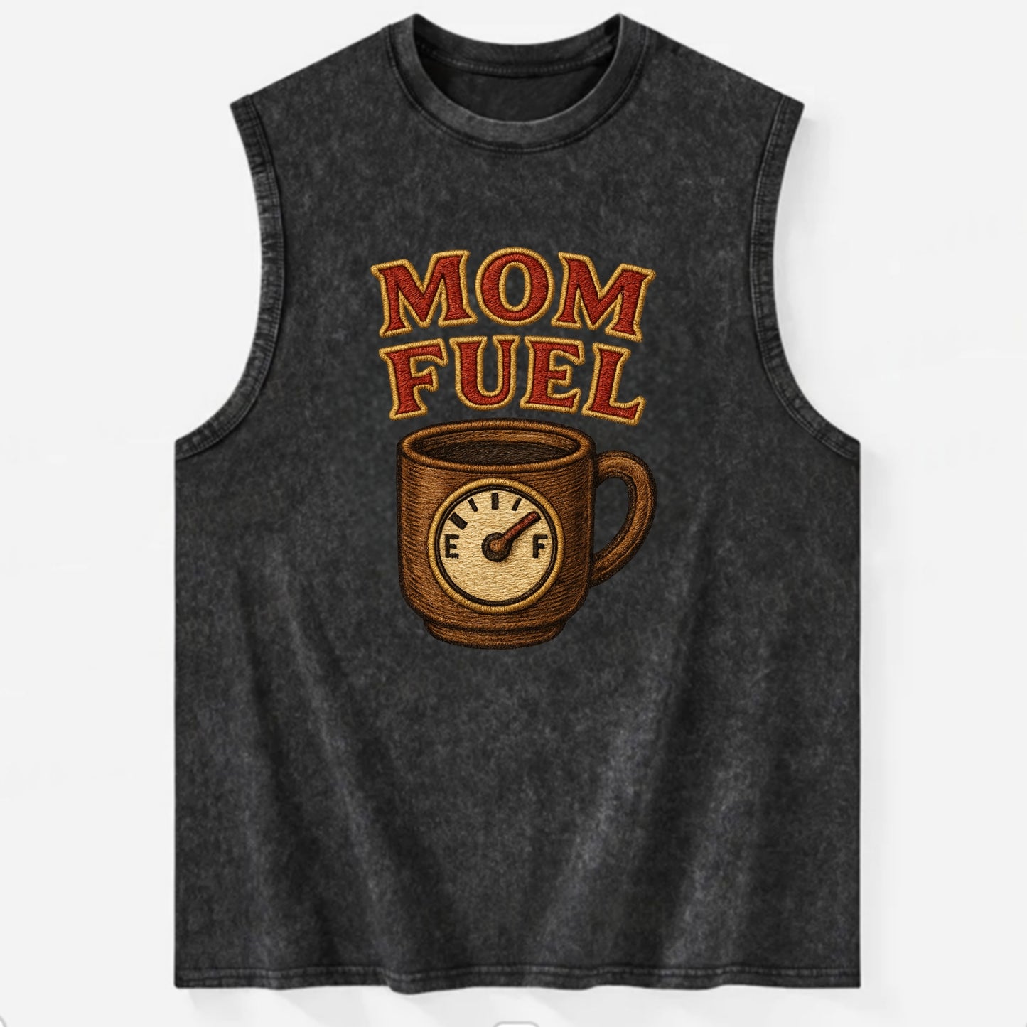 Mom Fuel - Vintage Washed Tank - Black
