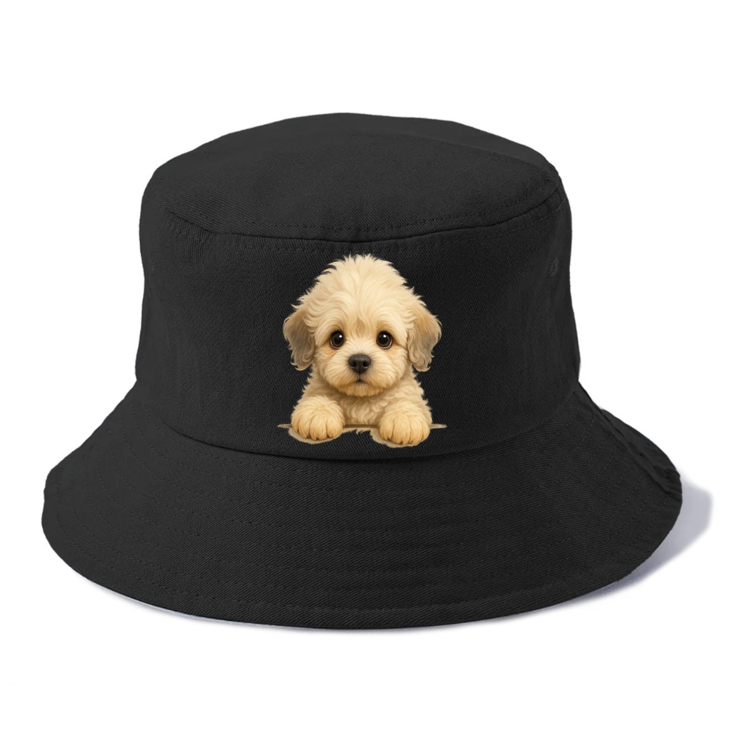 Dandie Dinmont Terrier - Bucket Hat - Black