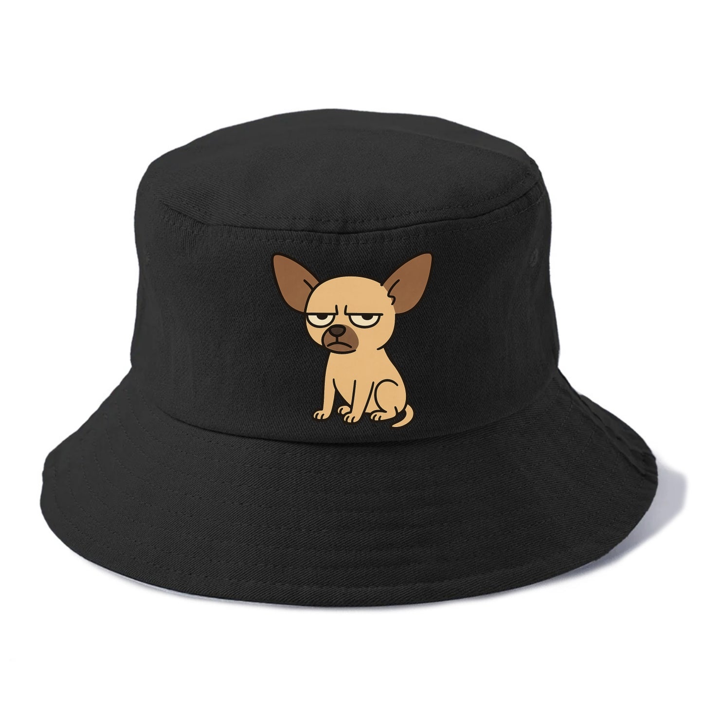 The Chihuahua Judging Silently - Bucket Hat - Black