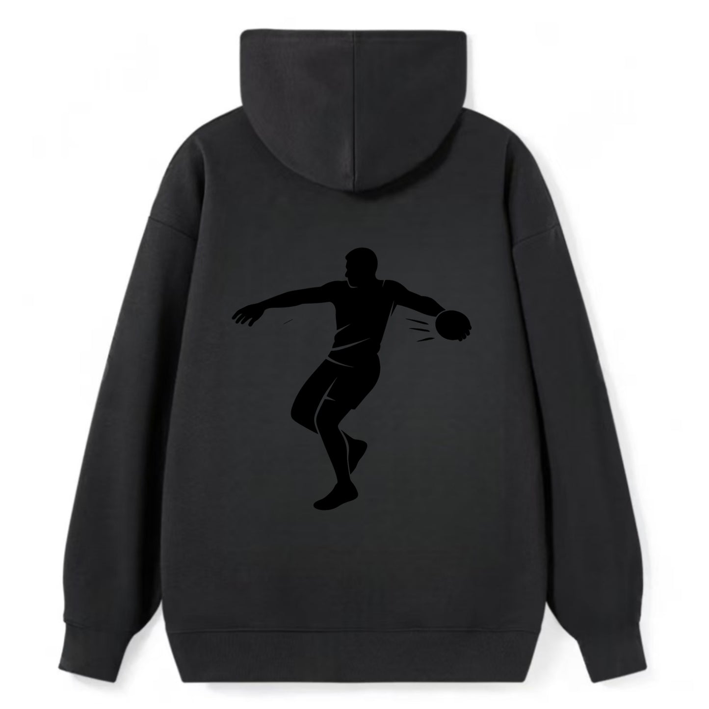 Discus thrower spinning release - Classic Pullover Hoodie - Black