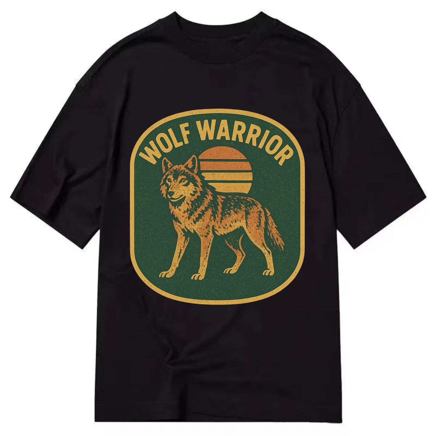 Wolf Warrior - Classic T-shirt - Black
