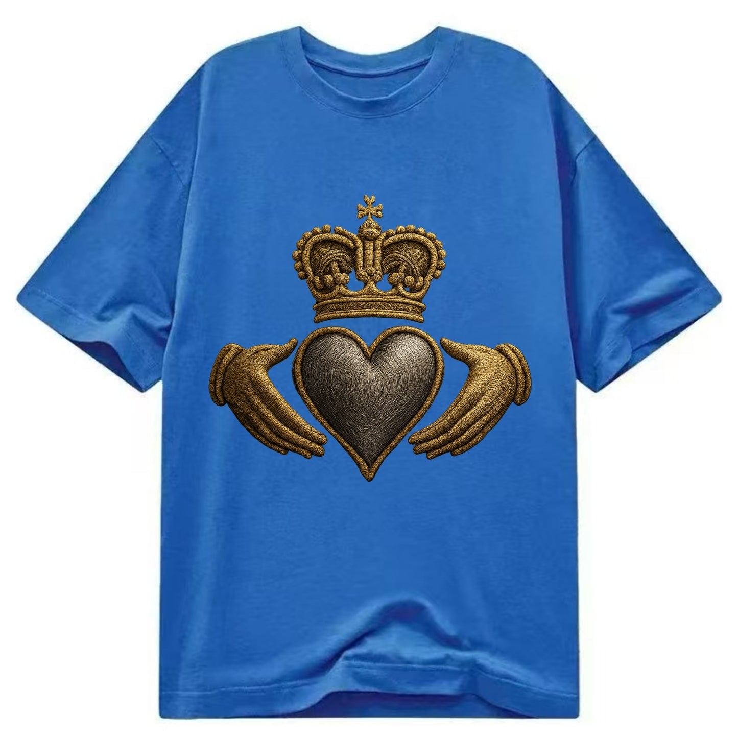 Claddagh Symbol - Classic T-shirt - Blue