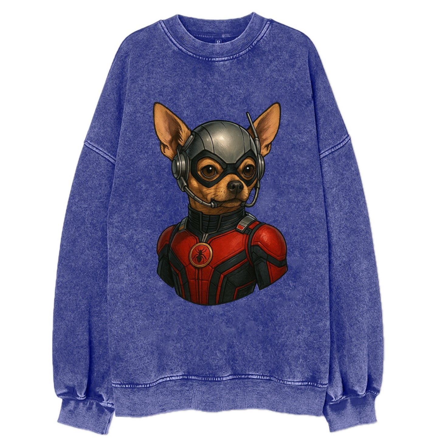 Chihuahua Ant-Man - Vintage Sweatshirt - Blue