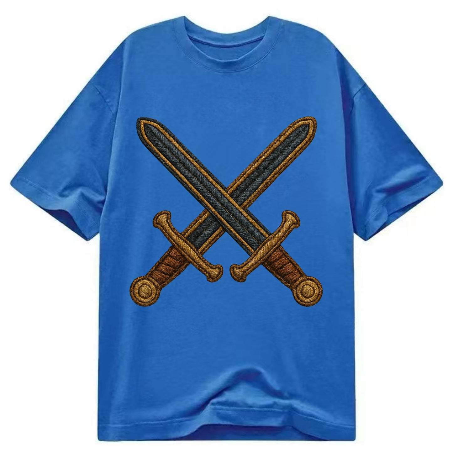 Crossed Swords - Classic T-shirt - Blue