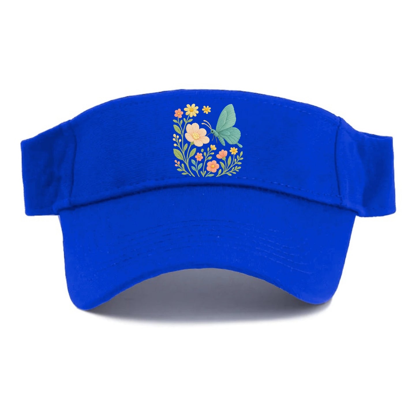 Mint Night Butterfly - Visor - Blue
