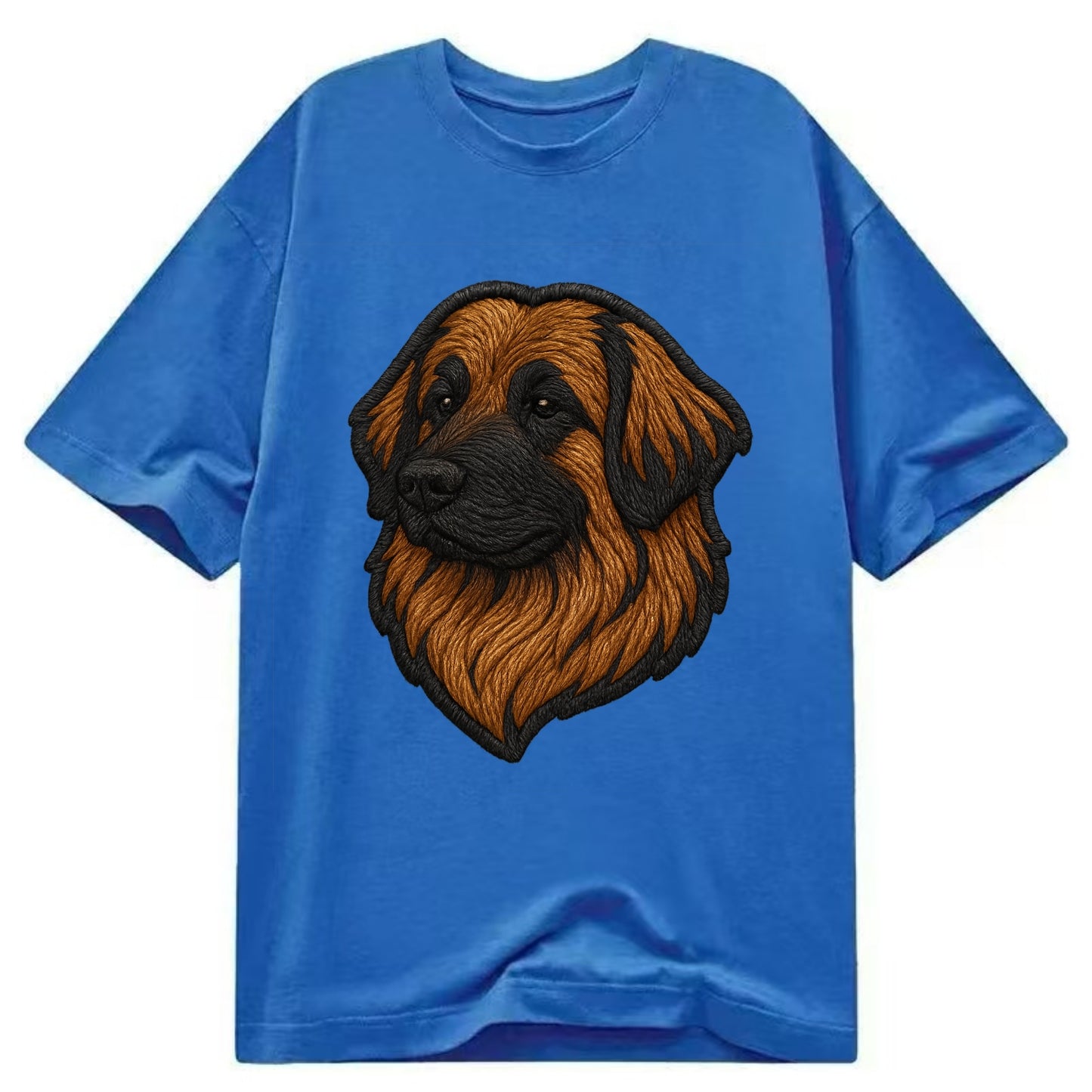 Leonberger - Contemporary lion-mane desi - Classic T-shirt - Blue