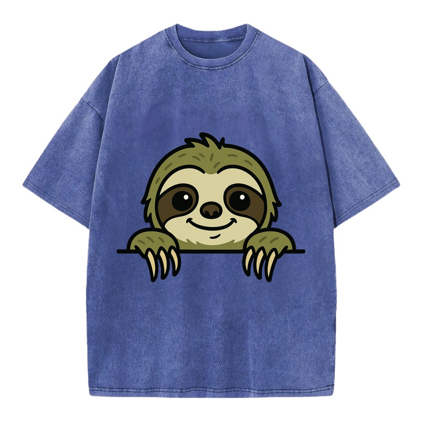 Sloth - Vintage T-shirt - Blue