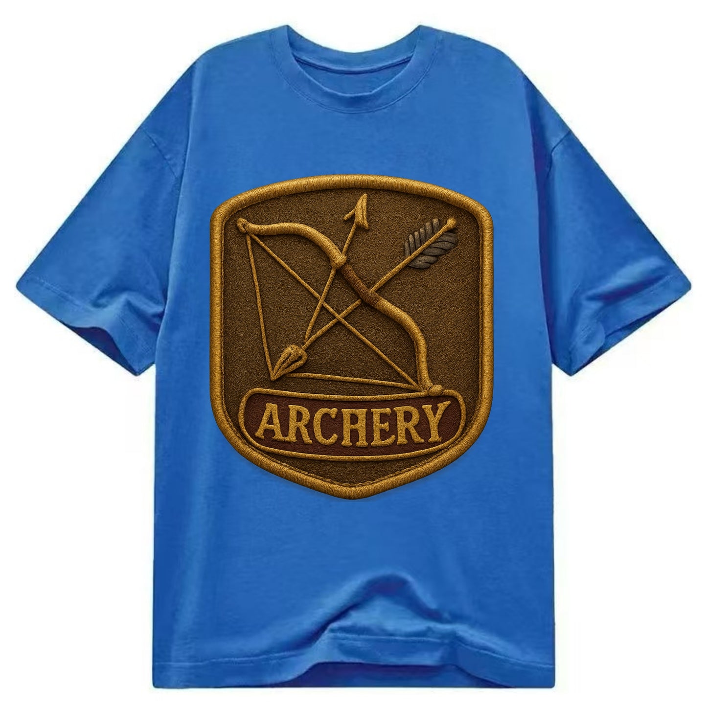 Bow and arrow crossed - archery enthusiast - Classic T-shirt - Blue