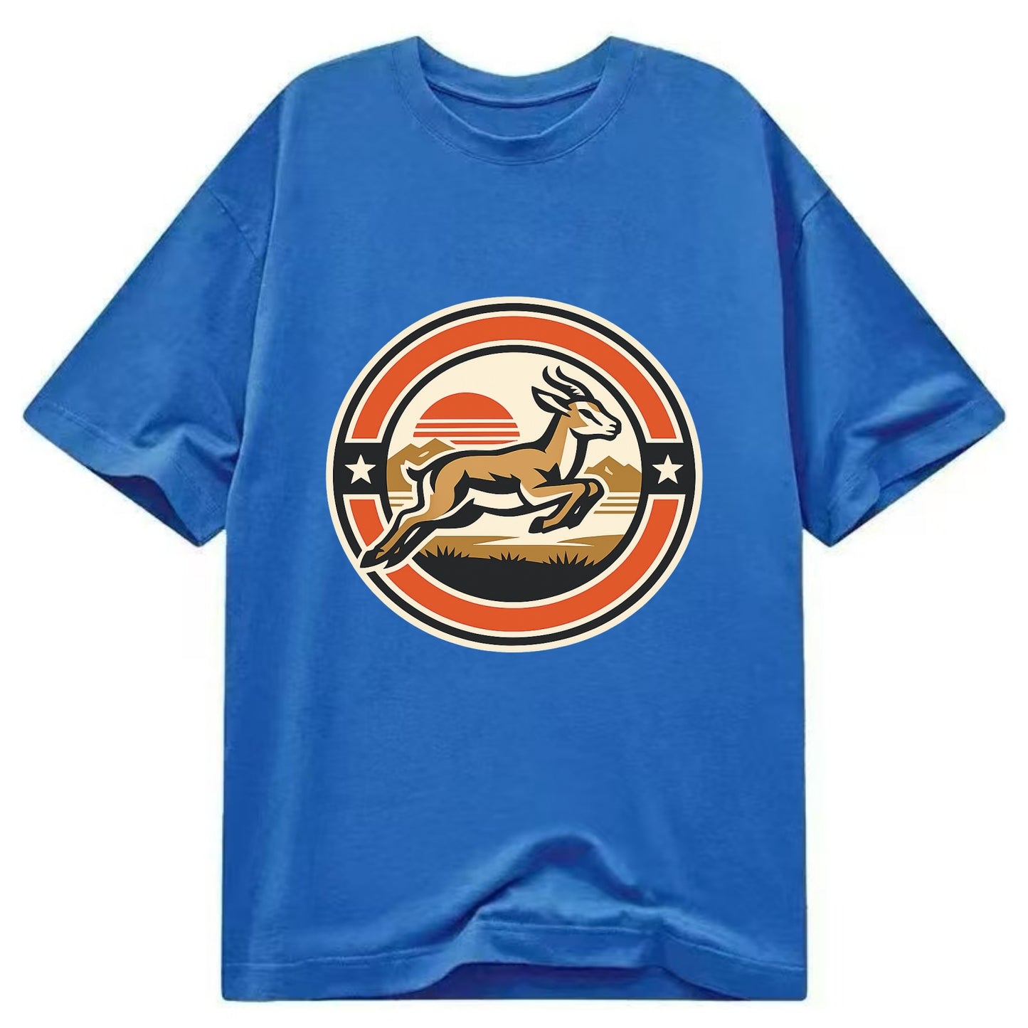 Proud Springbok Emblem - Classic T-shirt - Blue