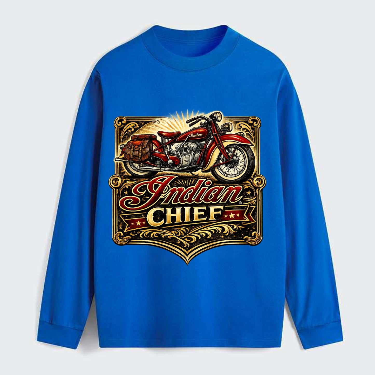 Classic Indian Chief - Classic Long Sleeve Shirt - Blue