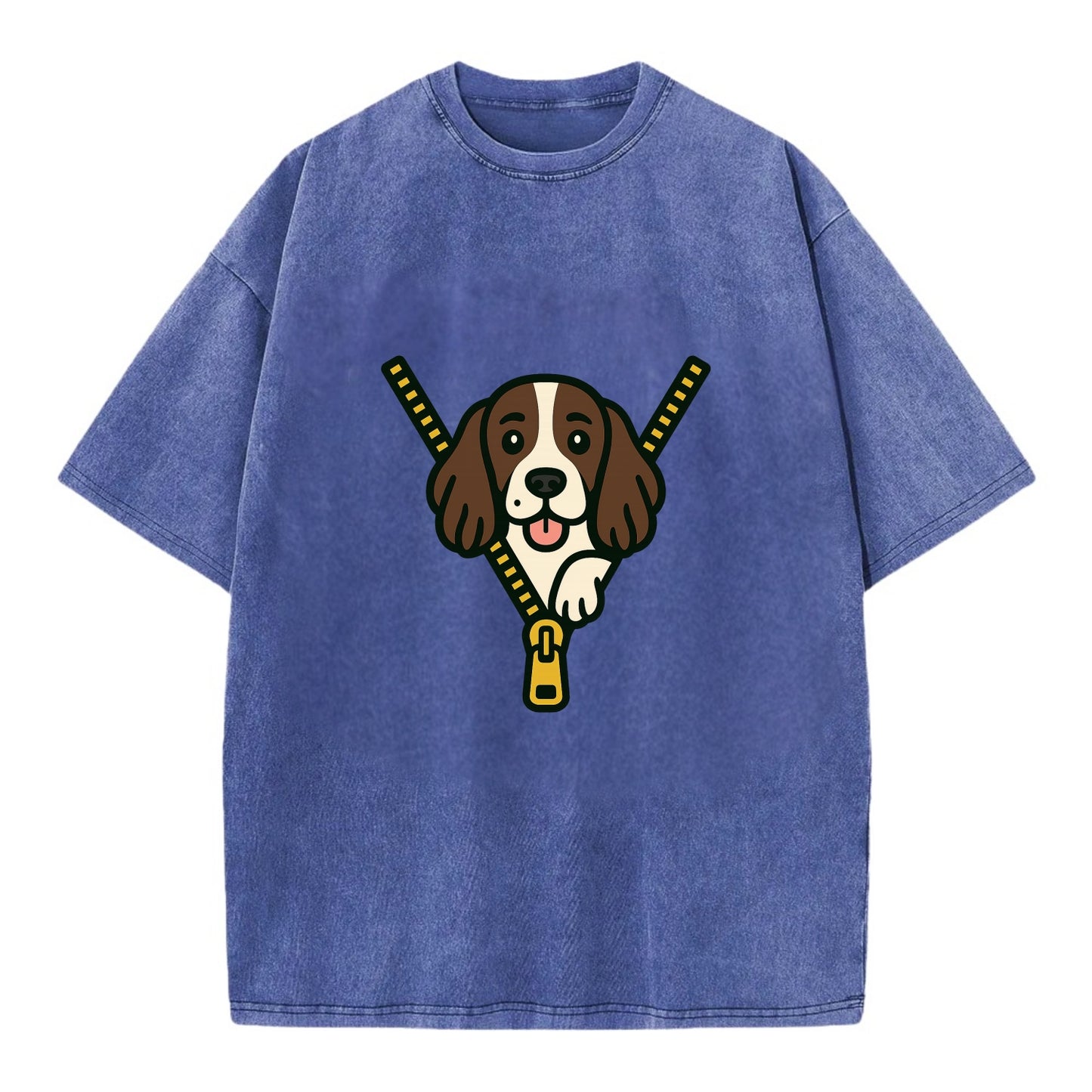 English Springer Spaniel - Vintage T-shirt - Blue