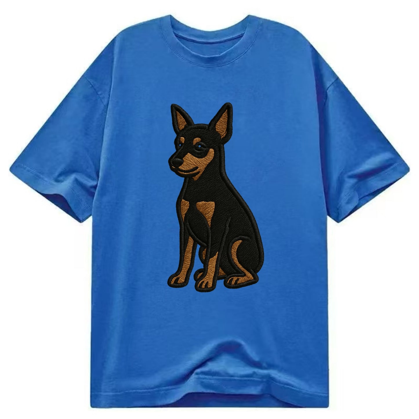 Miniature Pinscher - Black and tan sitti Classic T-shirt - Blue