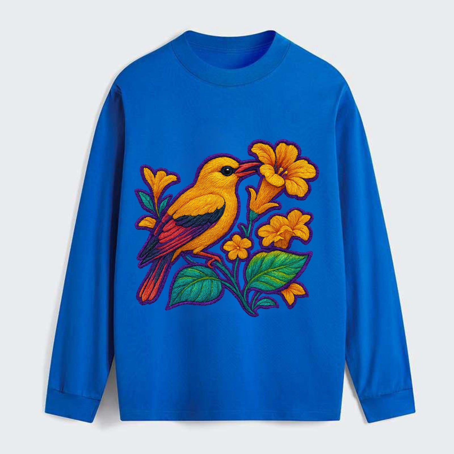 Golden Oriole - Classic Long Sleeve Shirt - Blue