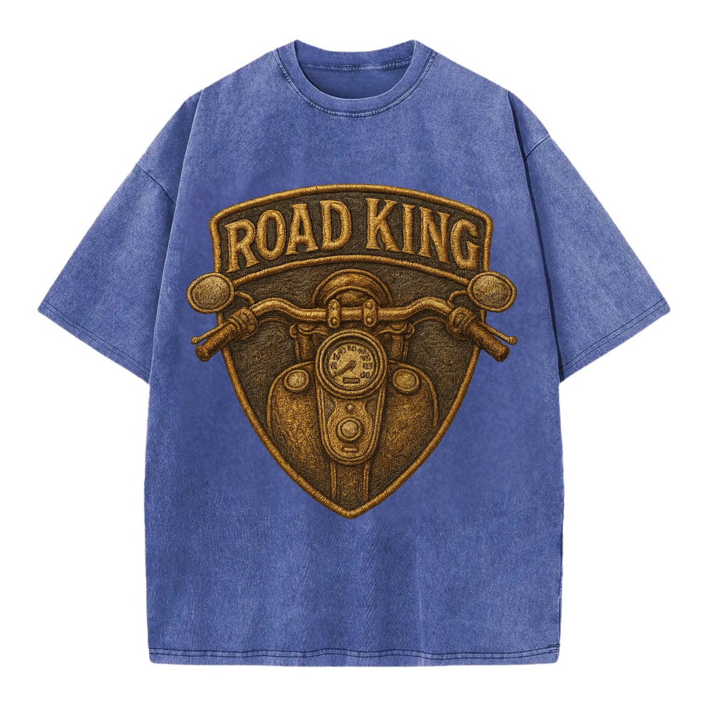 Road King - Vintage T-shirt - Blue