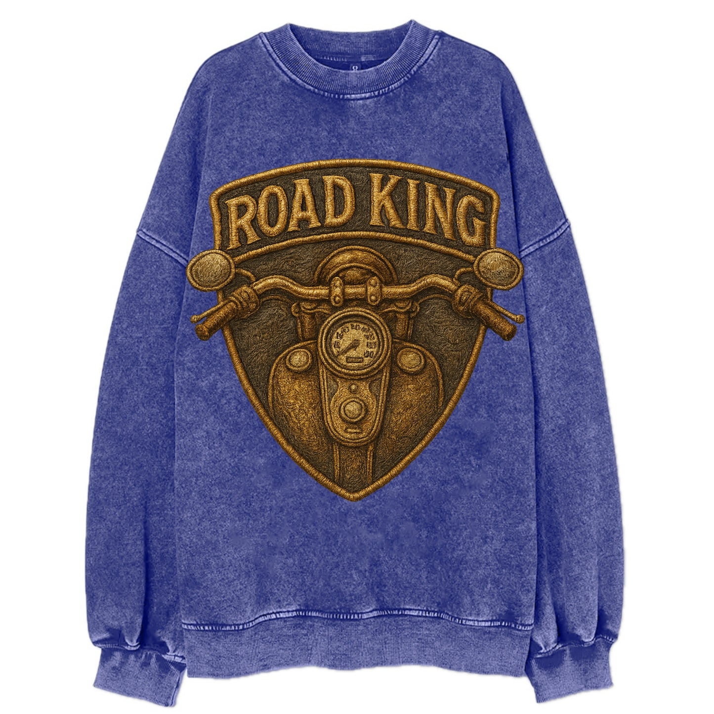 Road King - Vintage Sweatshirt - Blue