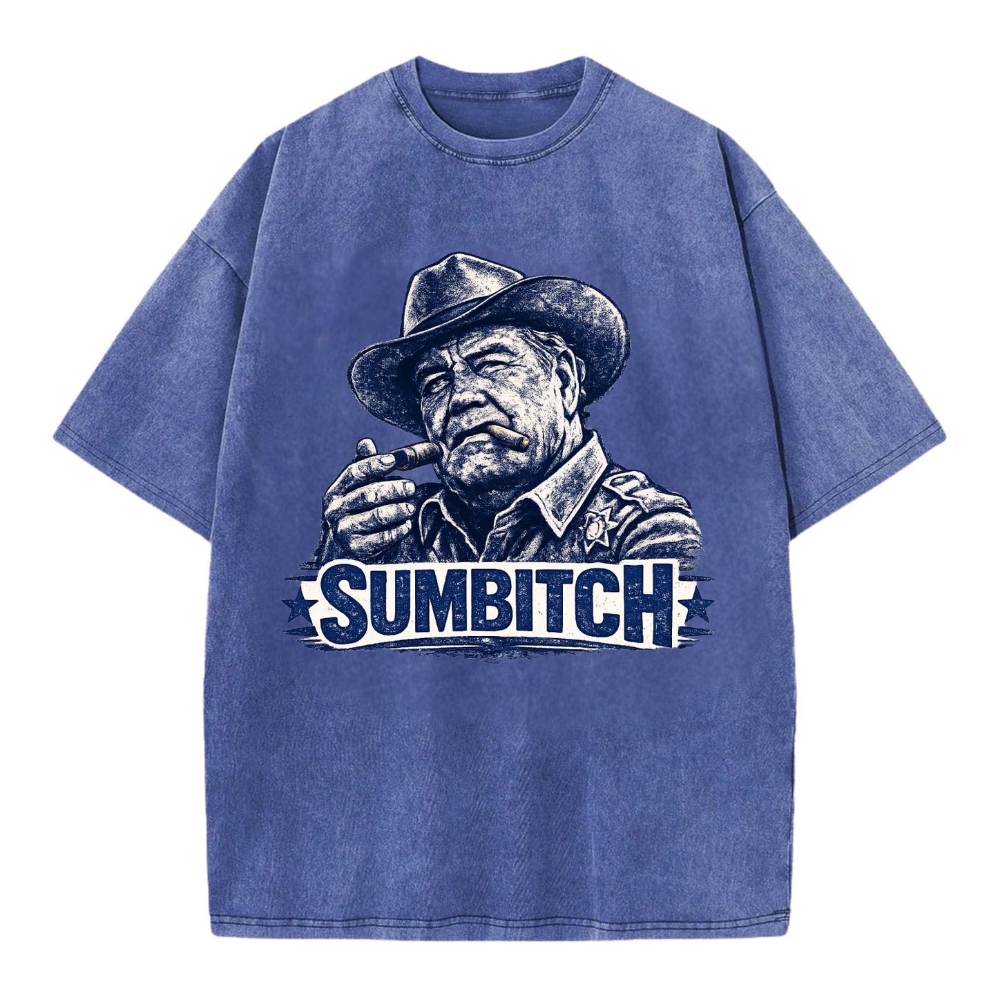 Sumbitch - Vintage T-shirt - Blue