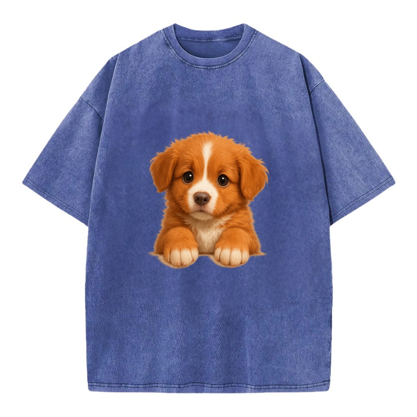 Nova Scotia Duck Tolling Retriever - Vi - Vintage T-shirt - Blue