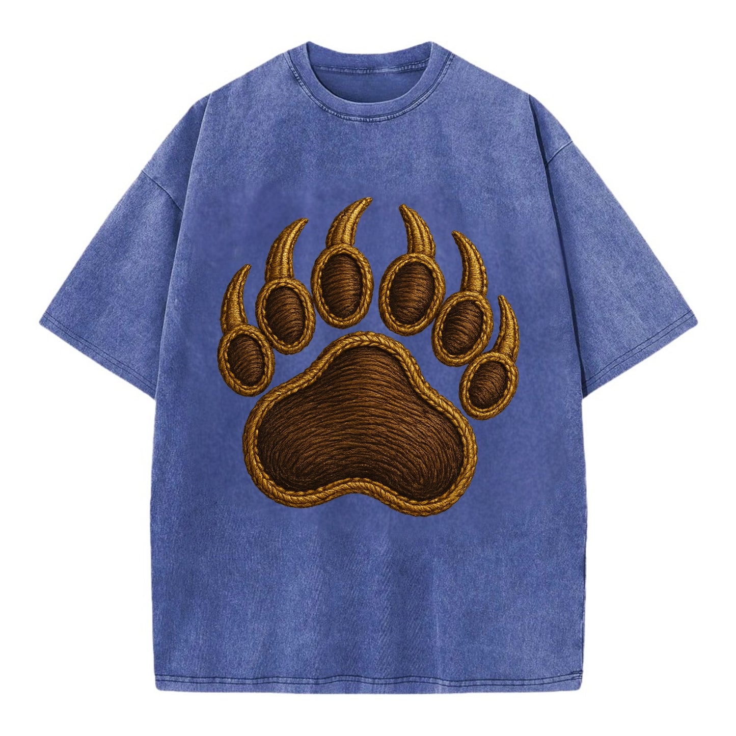 Bear Paw - Vintage T-shirt - Blue
