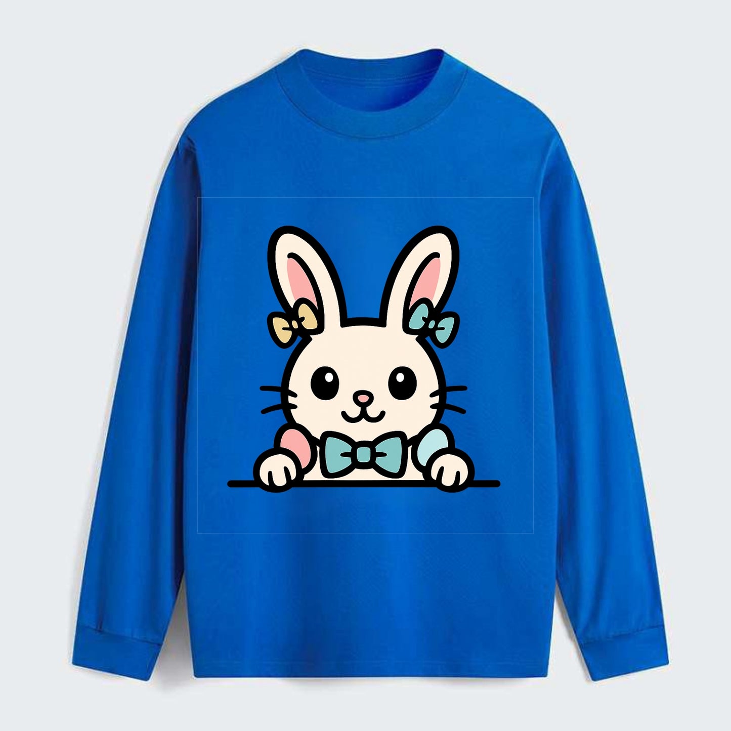 Easter Bunny - Classic Long Sleeve Shirt - Blue