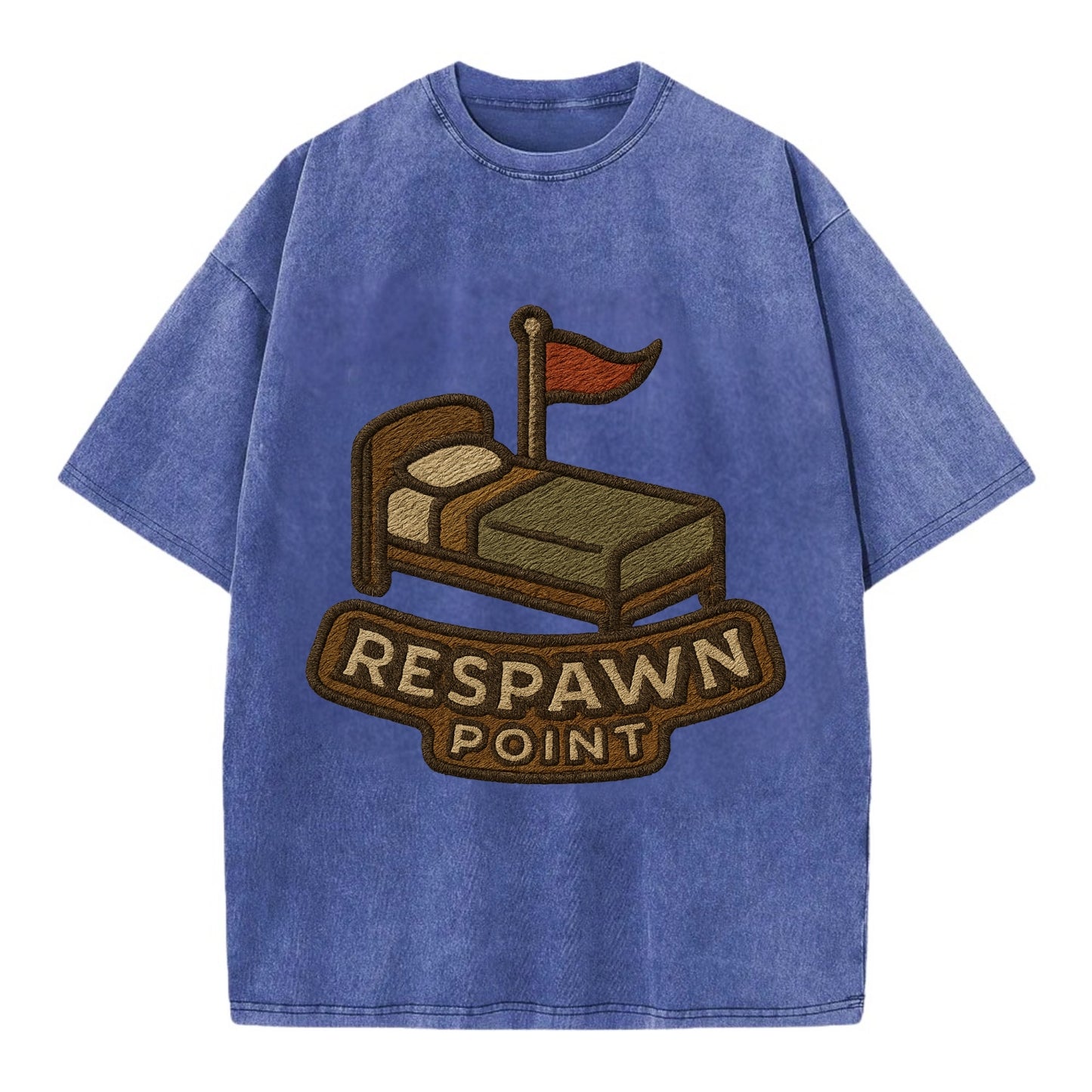 Respawn Point - Vintage T-shirt - Blue