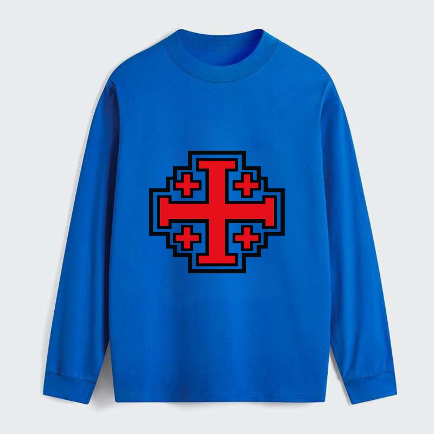Heritage of Faith - Classic Long Sleeve Shirt - Blue