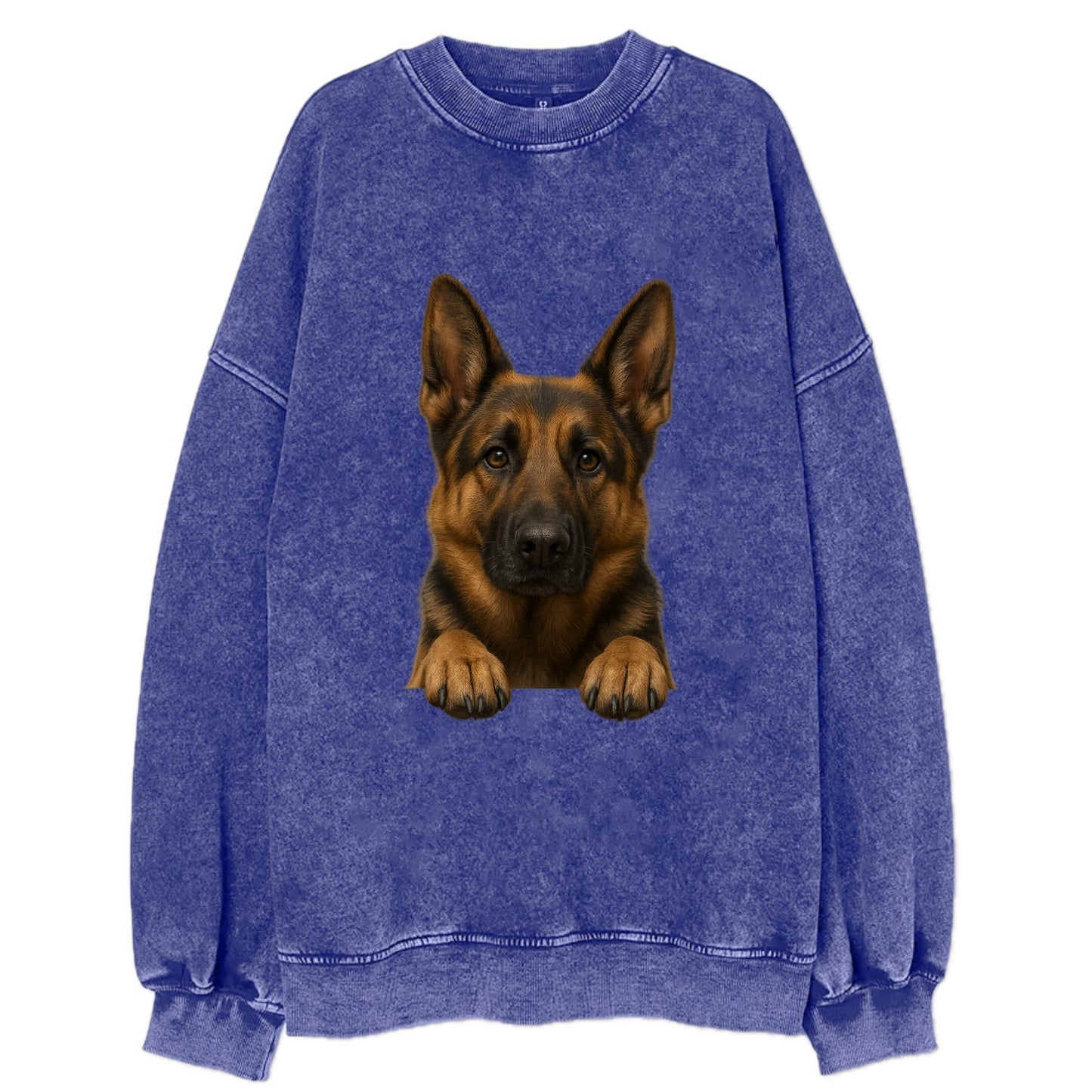 German Shepherd - Vintage Sweatshirt - Blue