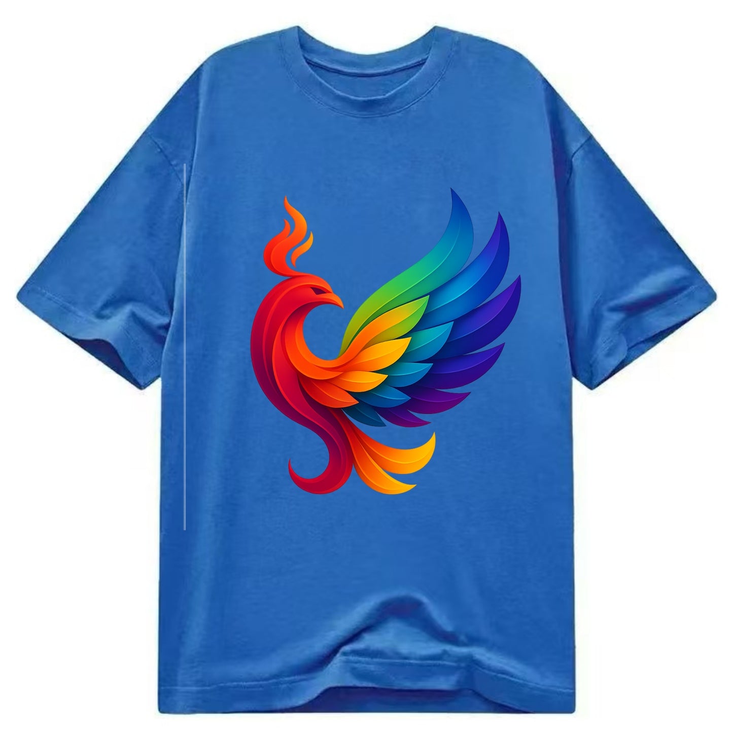 Liberation Bird - Phoenix with each feat - Classic T-shirt - Blue