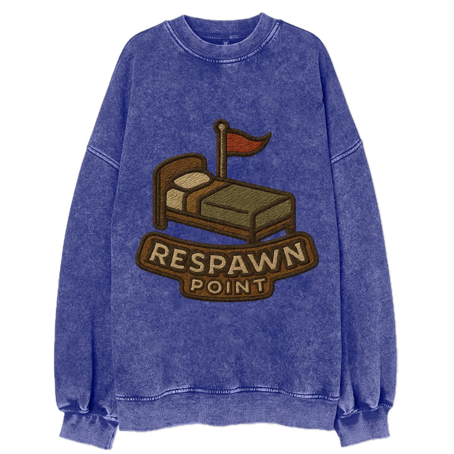 Respawn Point - Vintage Sweatshirt - Blue
