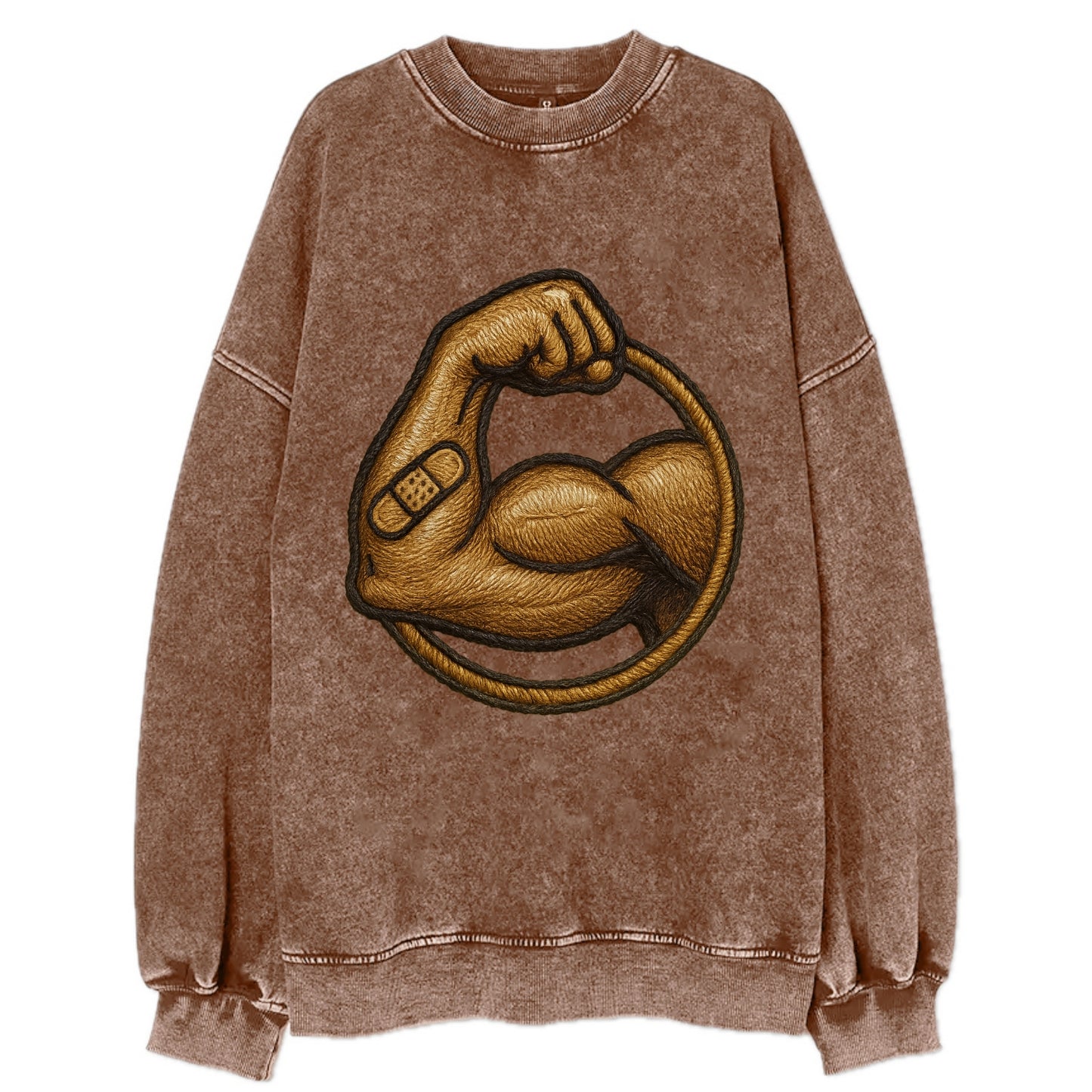 Sore Today Strong Tomorrow - Vintage Sweatshirt - Brown