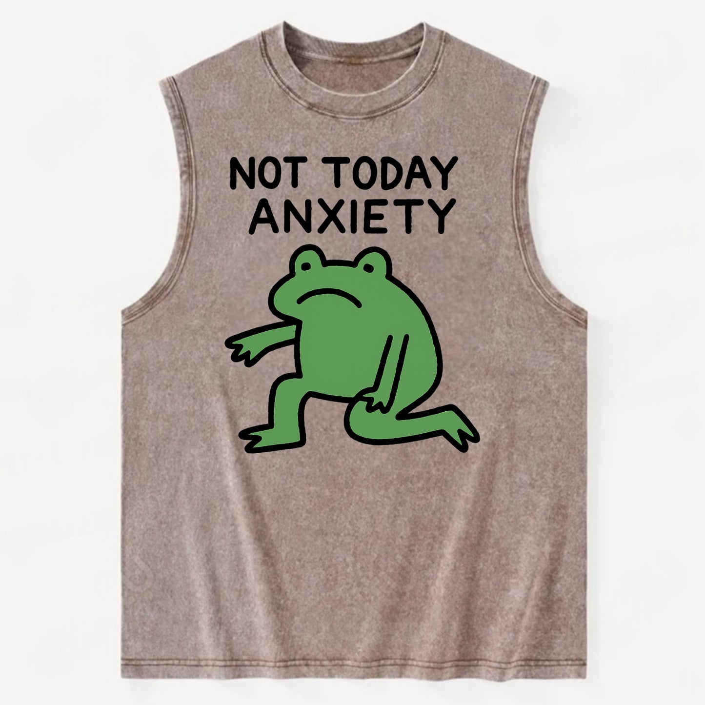 Another Trip Around The Sun - Vintage Washed Tank - Brown