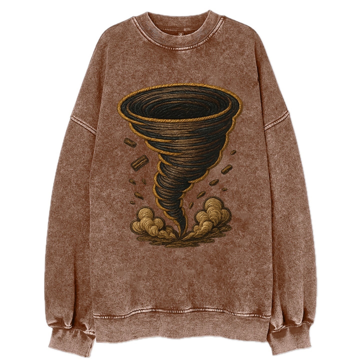 Tornado - Vintage Sweatshirt - Brown