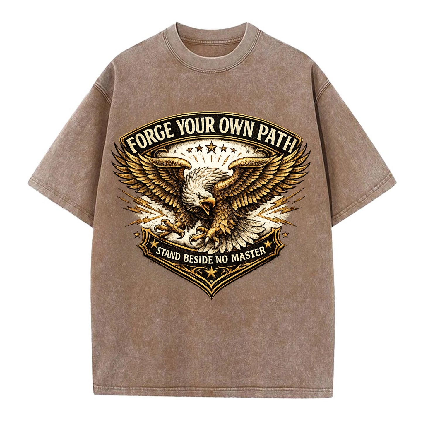 Forge Your Own Path - Vintage T-shirt - Brown