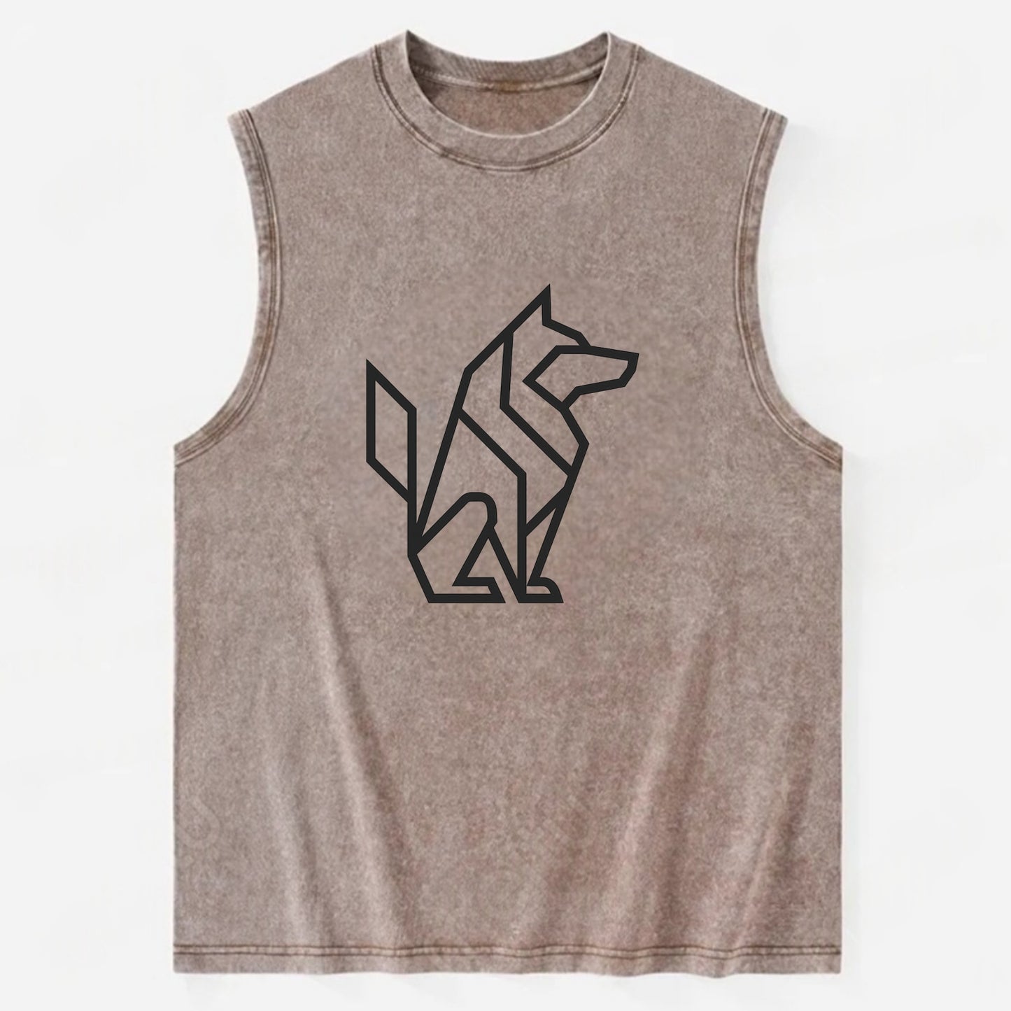 Born to be Wild - Vintage Washed Tank - Brown
