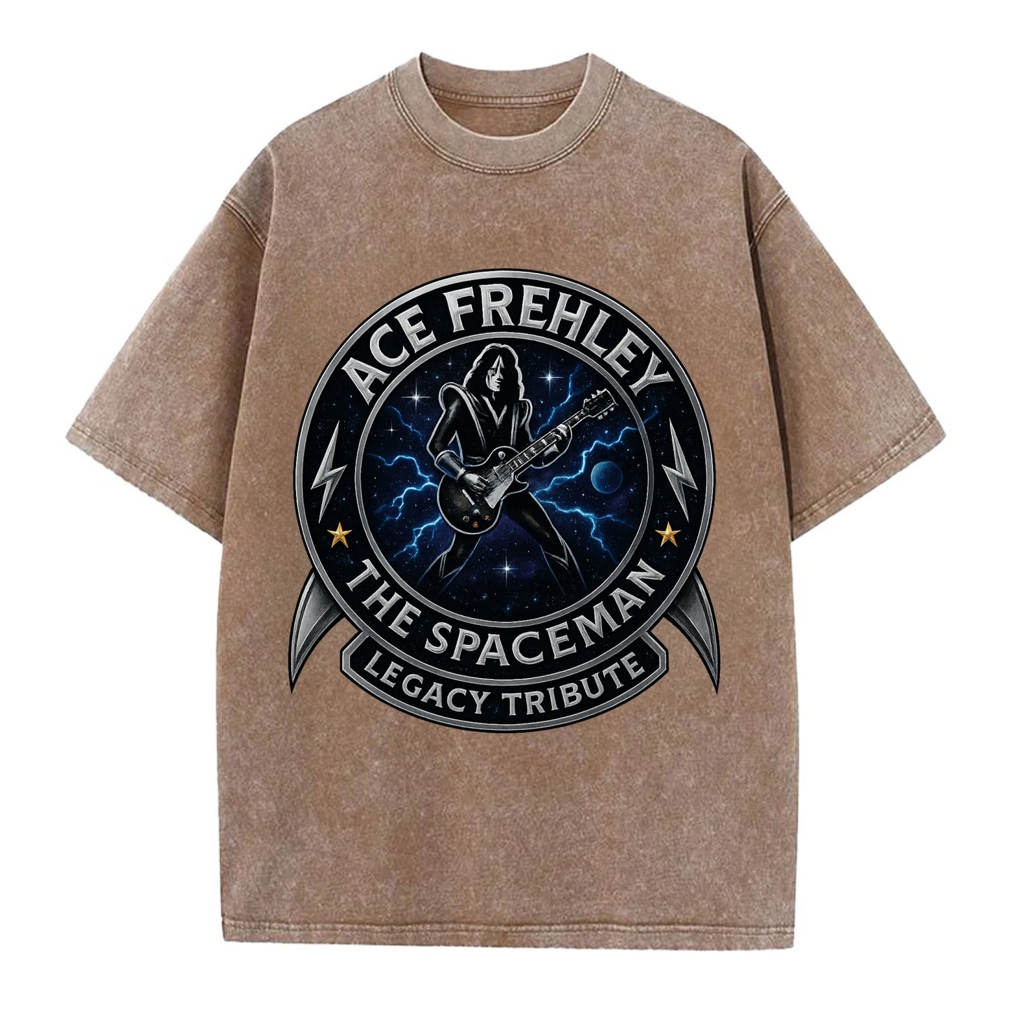 Ace Legacy Seal - Vintage T-shirt - Brown