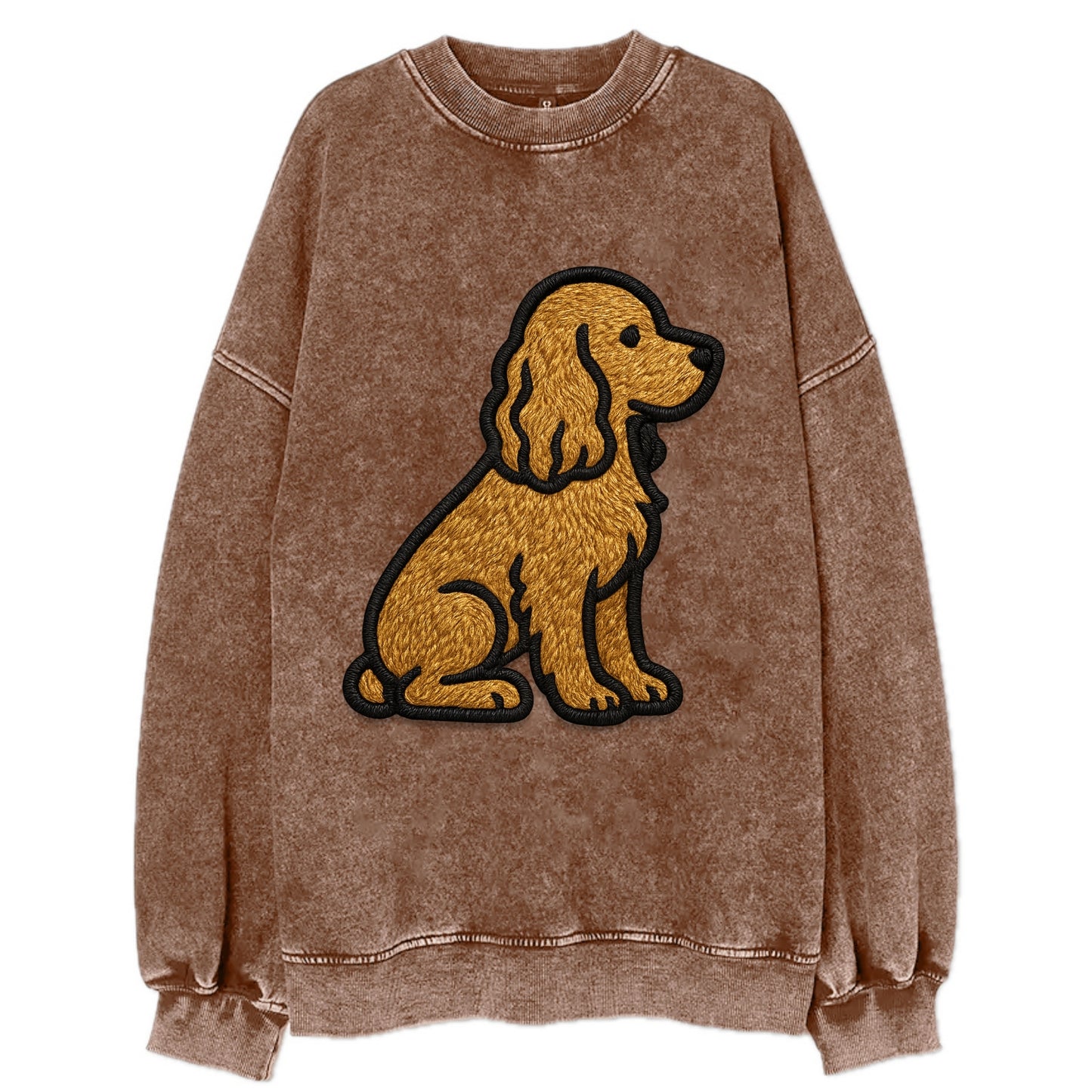 Cocker Spaniel - Contemporary spaniel de - Vintage Sweatshirt - Brown