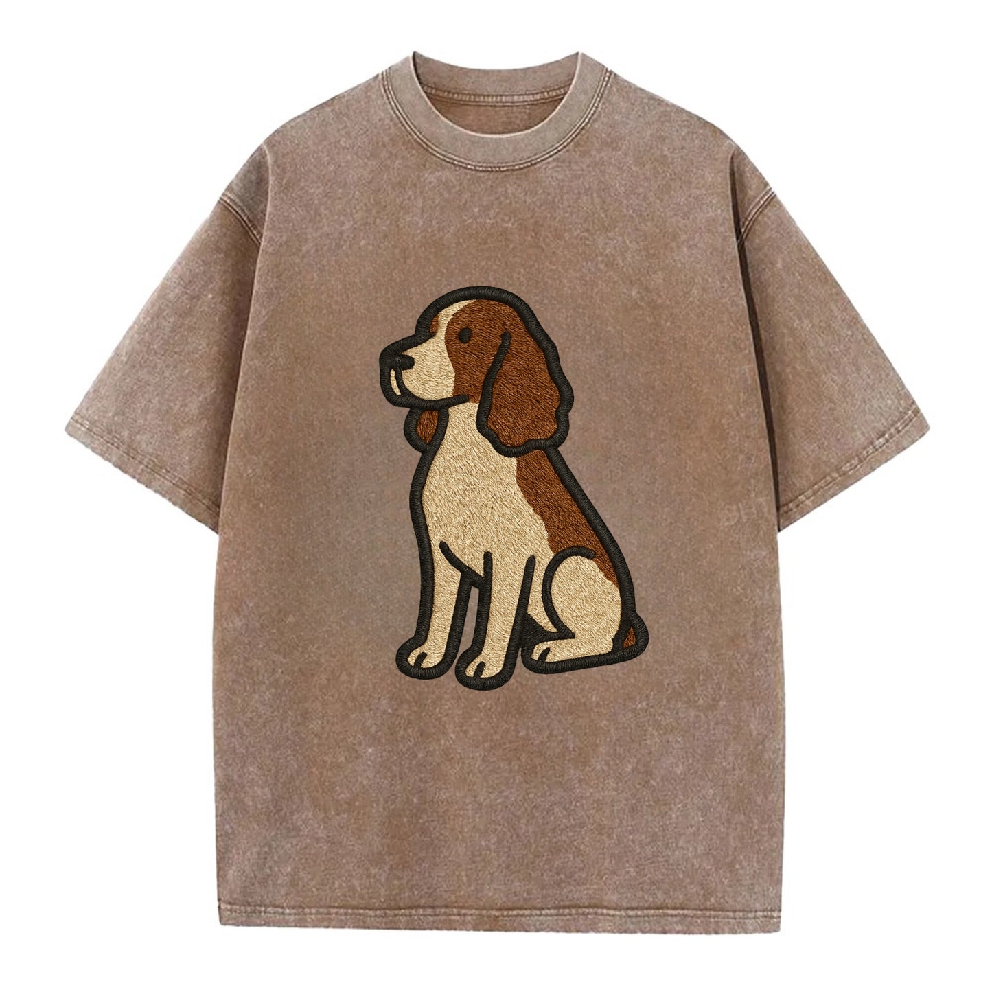 English Springer Spaniel - Modern spanie - Vintage T-shirt - Brown