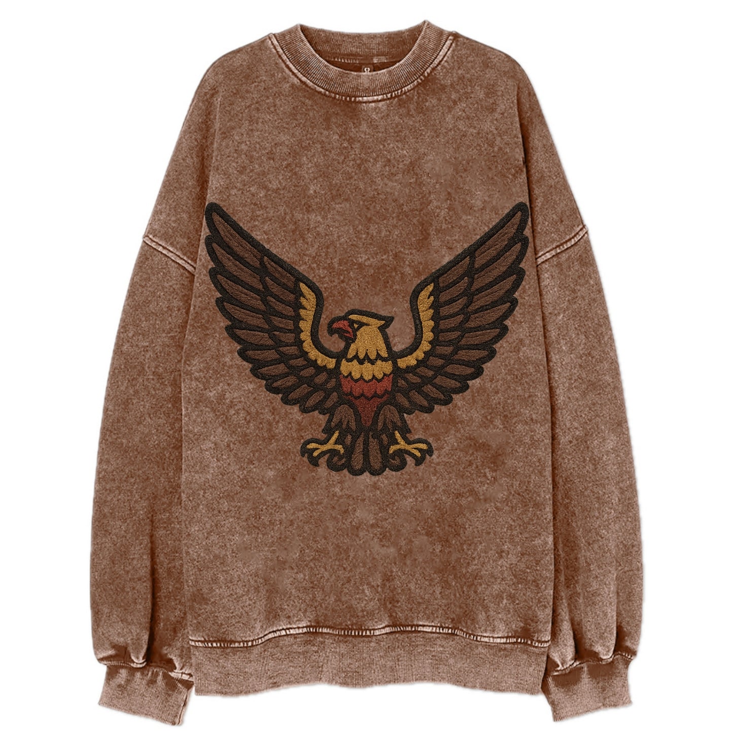 Eagle Wings - Vintage Sweatshirt - Brown