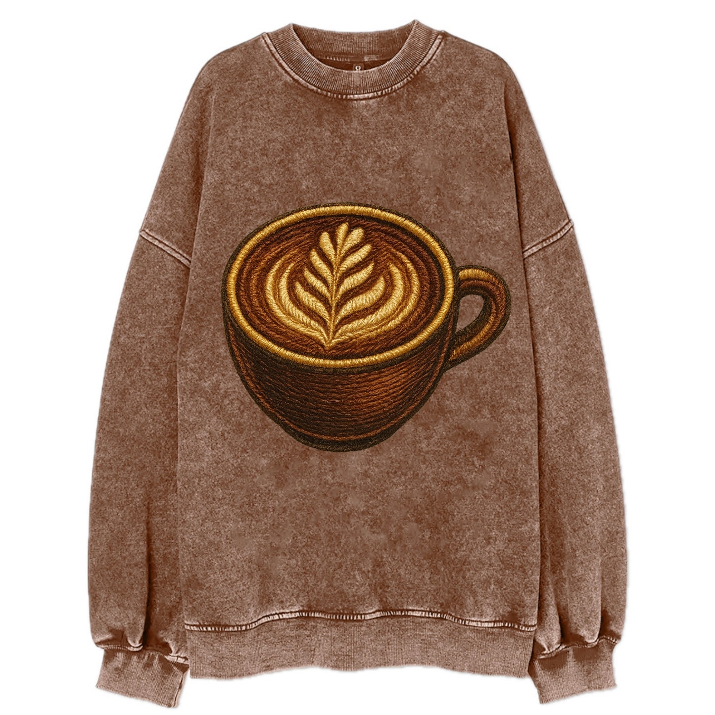 Latte Art - Vintage Sweatshirt - Brown