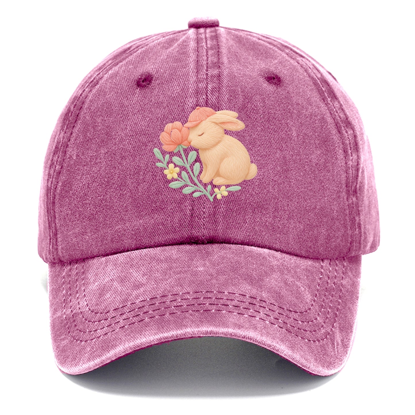Peach Bunny - Classic Cap - Dusty Rose(Rose)