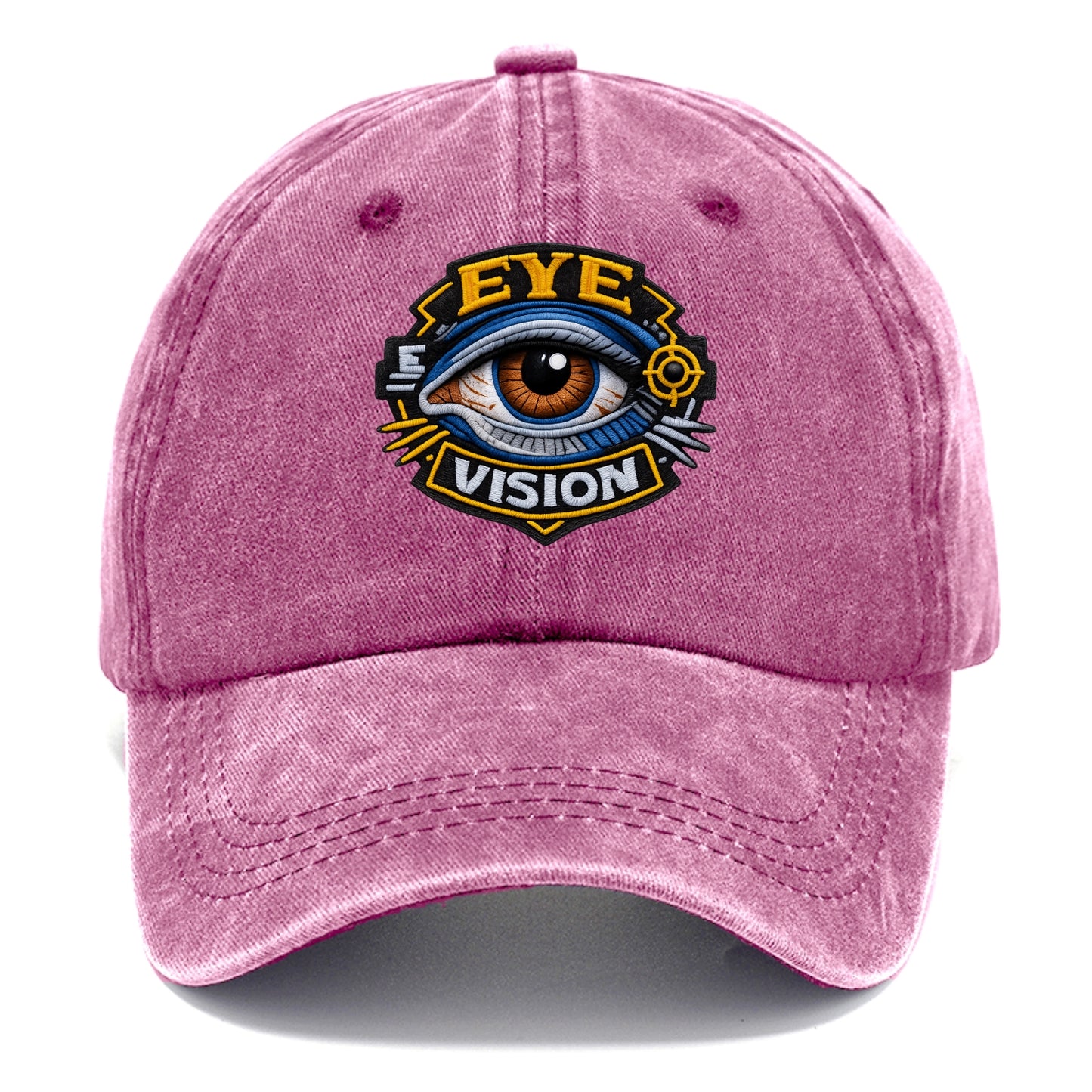 EYE VISION - anatomical eye in blue and brown , optometry - Classic Cap - Dusty Rose(Rose)