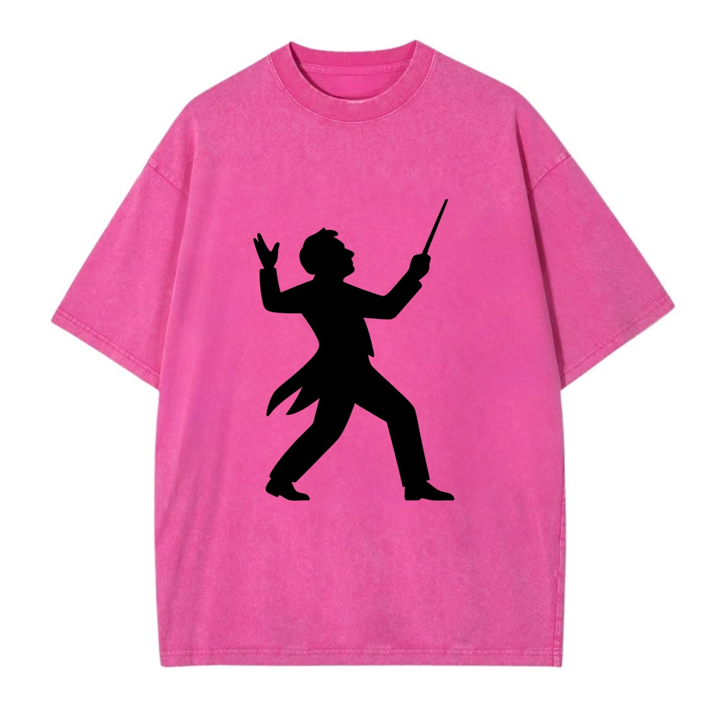 Conductor leading orchestra passionately - Vintage T-shirt - Dusty Rose(Rose)