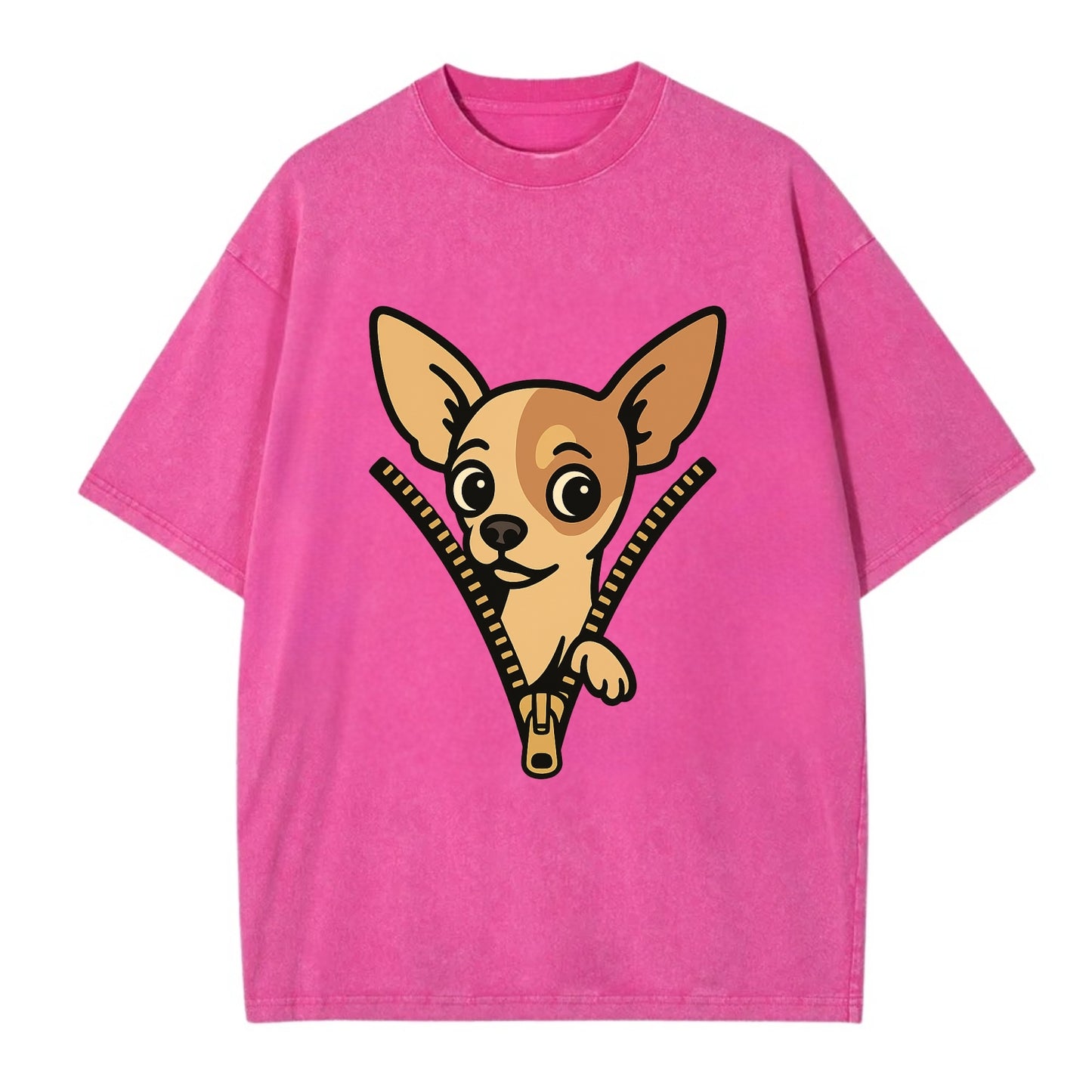 Chihuahua - Vintage T-shirt - Dusty Rose(Rose)
