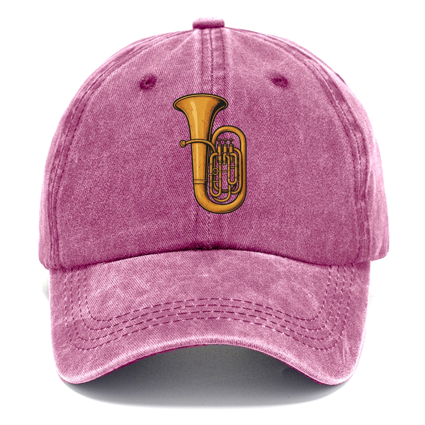 Tuba with large brass bell - Classic Cap - Dusty Rose(Rose)