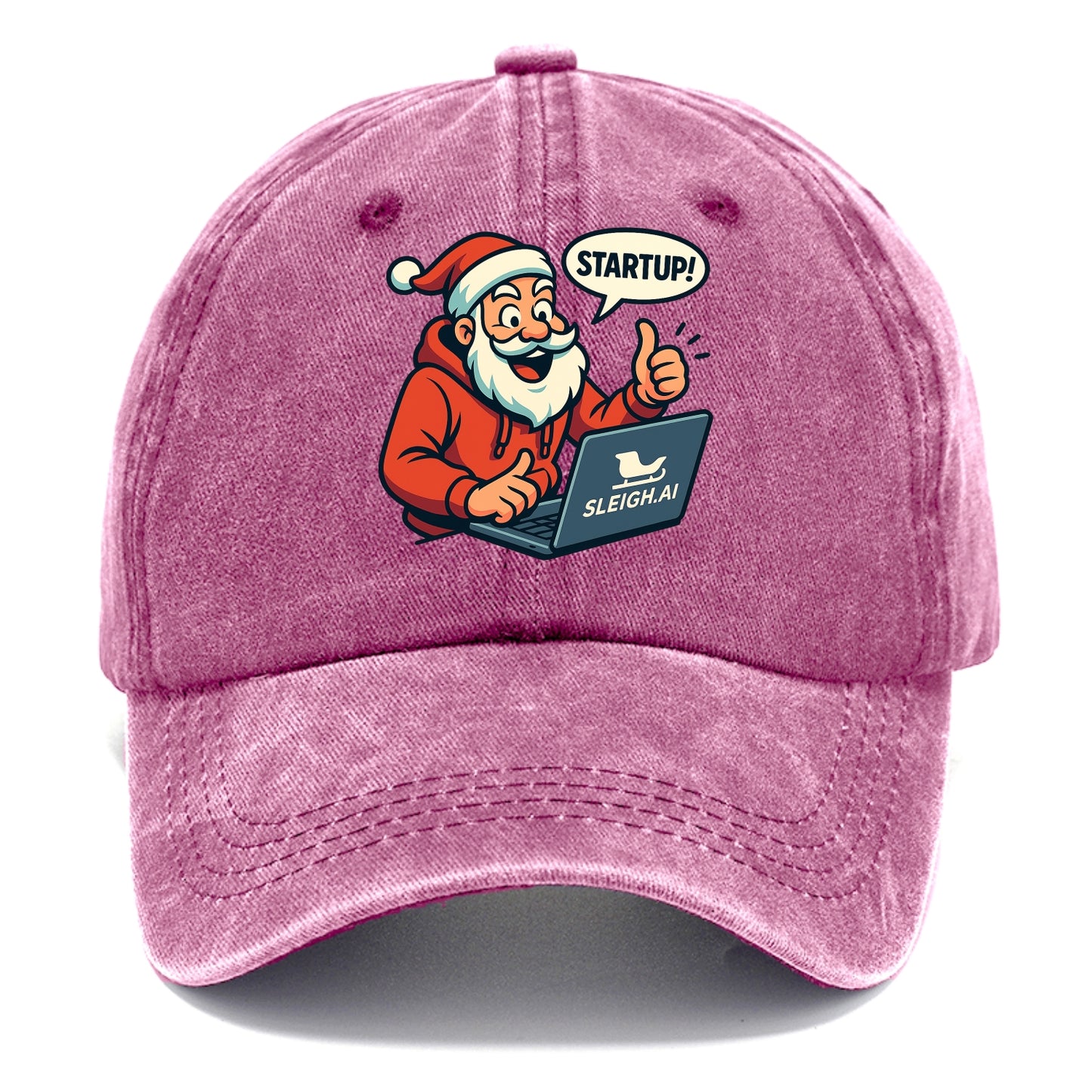 Santa Tech Startup CEO - Classic Cap - Dusty Rose(Rose)