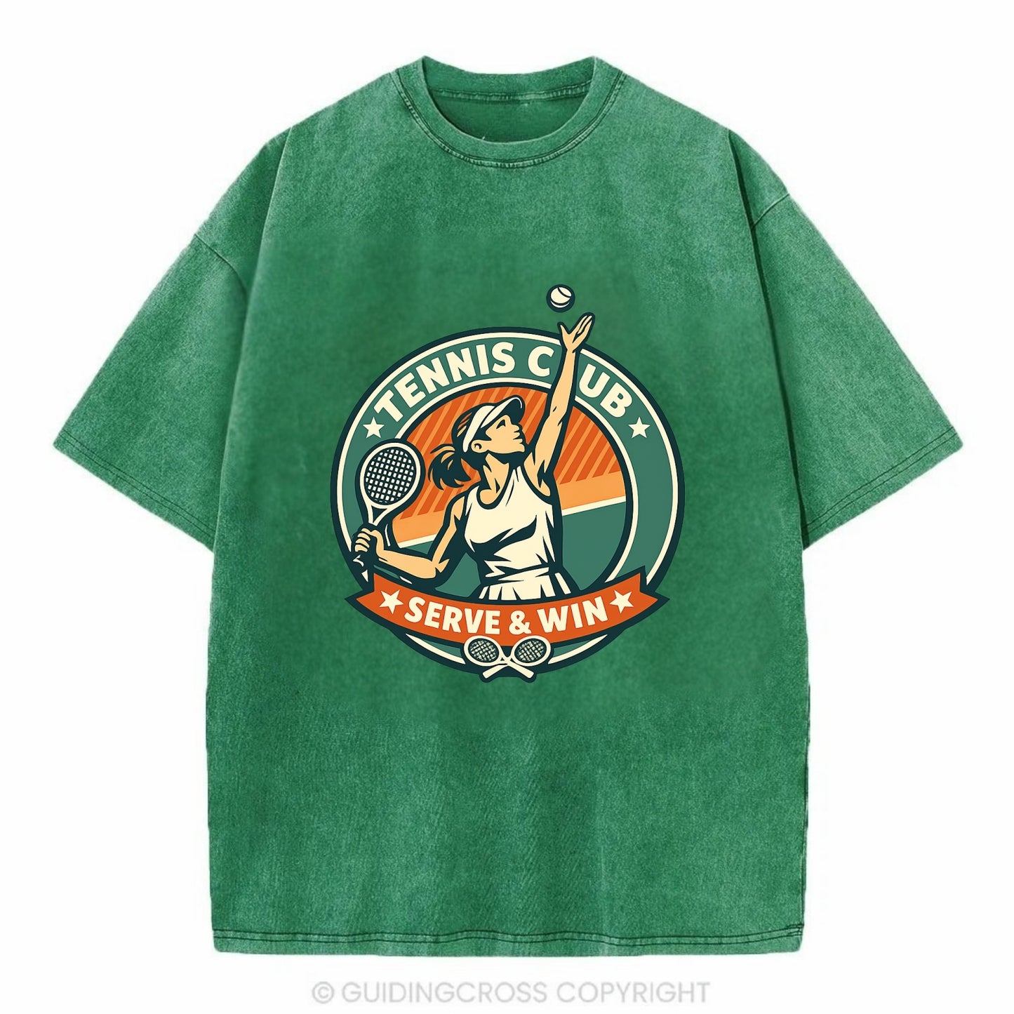 Ace in Motion - Vintage T-shirt - Forest Mist(Green)