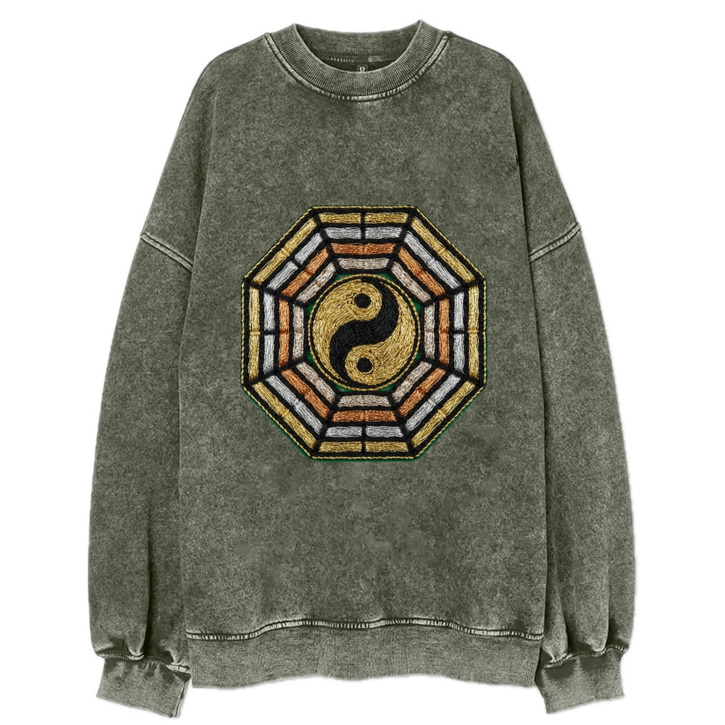 Bagua - Vintage Sweatshirt - Forest Mist(Green)