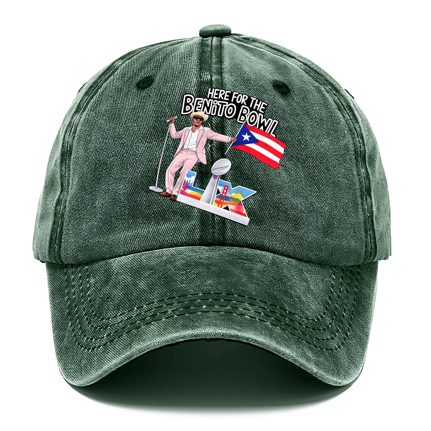 Here For The Bento Bowl - Classic Cap - Forest Mist(Green)