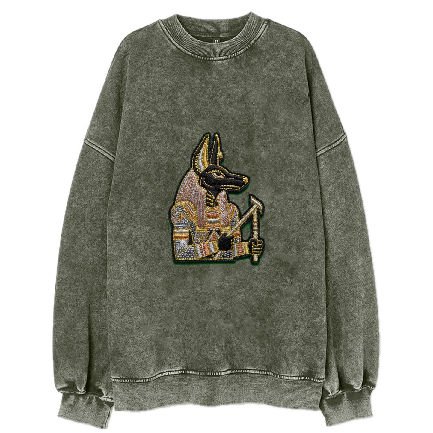 Anubis - Vintage Sweatshirt - Forest Mist(Green)