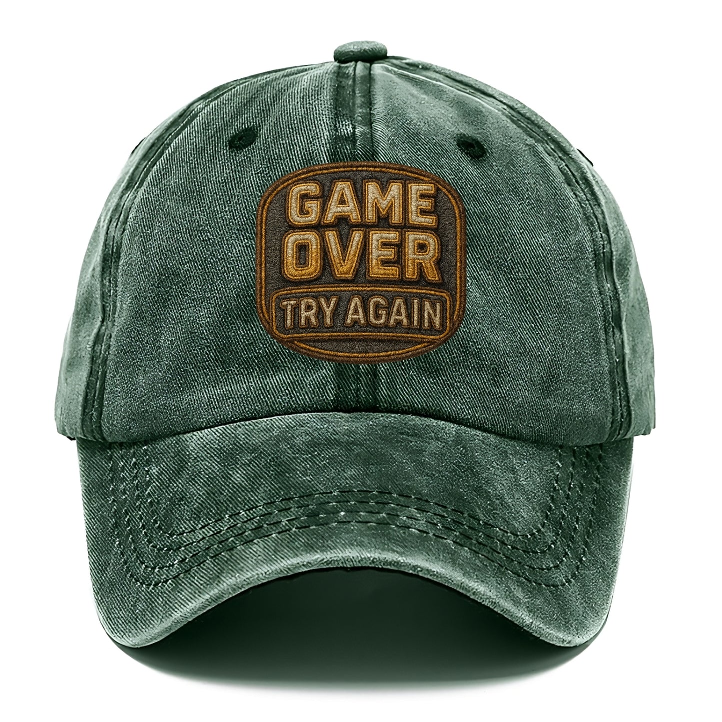 Game Over Try Again - Classic Cap - Forest Mist(Green)