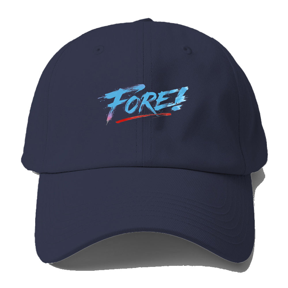 Fore Golf Brush Baseball Cap